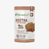 Hennahub Premium Reetha Powder for Natural Hair Cleansing and Scalp Health | Soapnut 100g